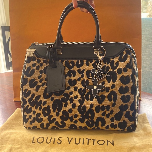 Louis Vuitton Leopard Print Speedy30 Stephen Sprouse collection 🖤🤎 - Picture 6 of 17